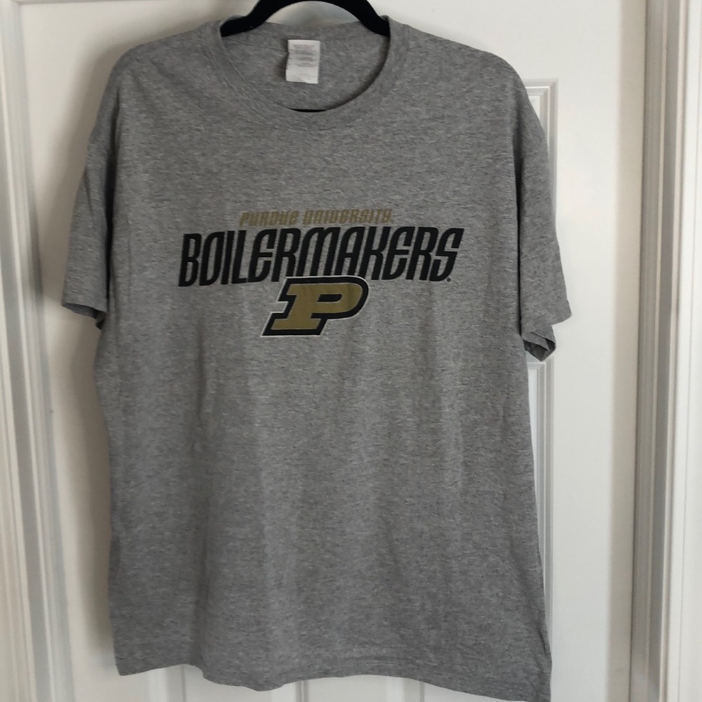 Purdue boilermaker gray T-shirt